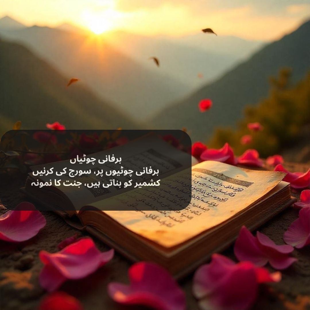 Kashmir Poetry in Urdu: Timeless Verses from the Valley of Paradise