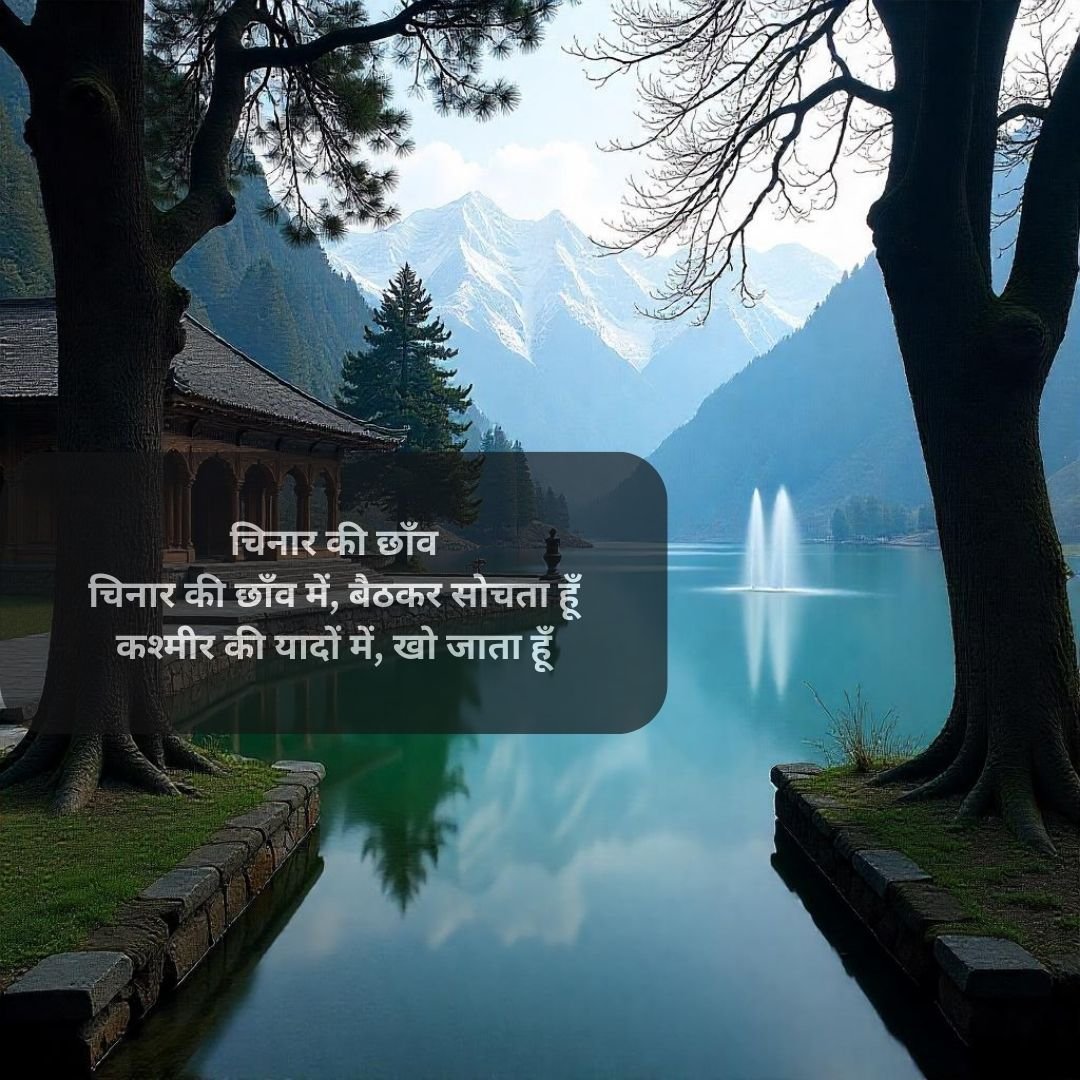 Kashmir Poetry in Hindi: हिमालय की गोद में काव्य