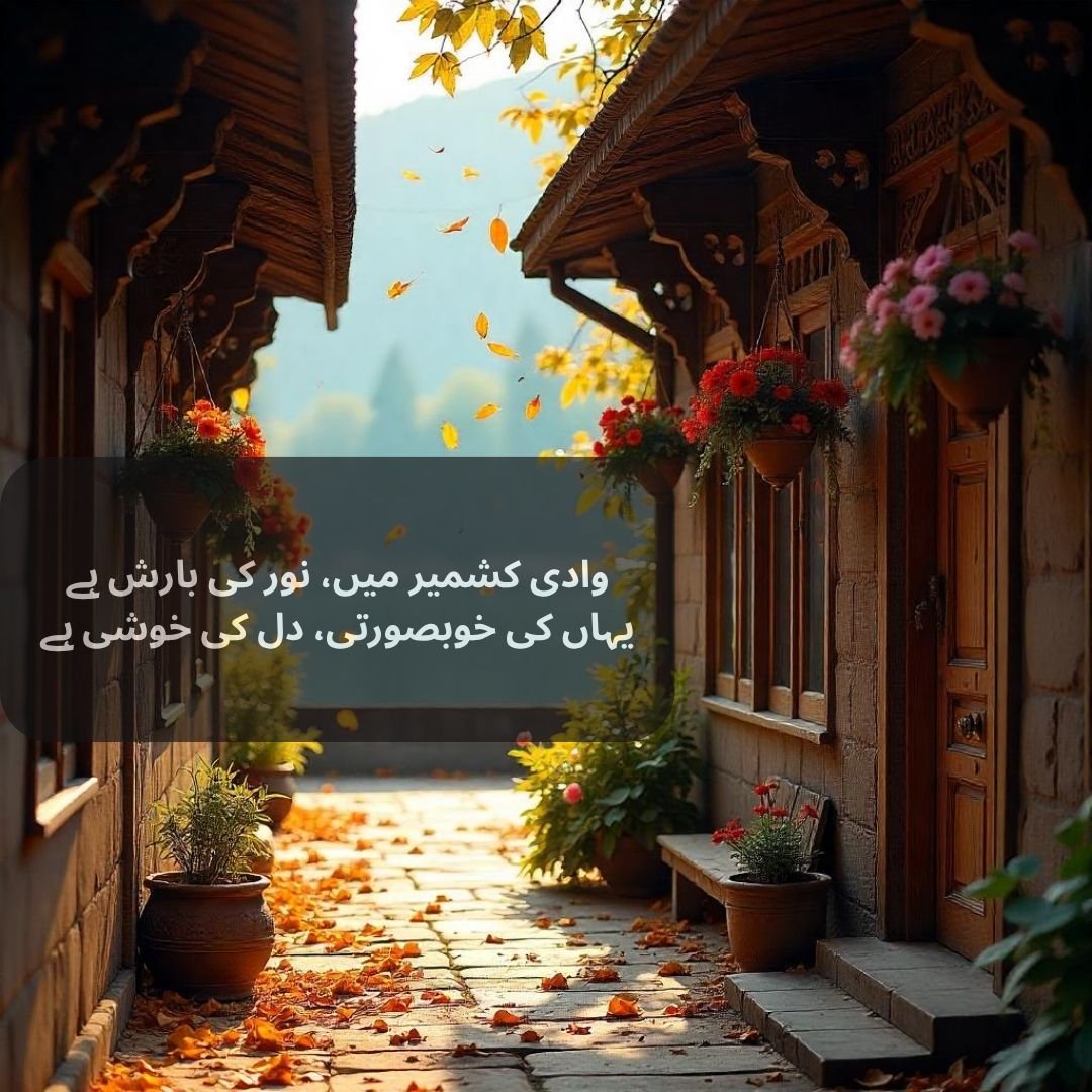 Short Poetry on Kashmir in Urdu: مختصر کلام کی دلکشی