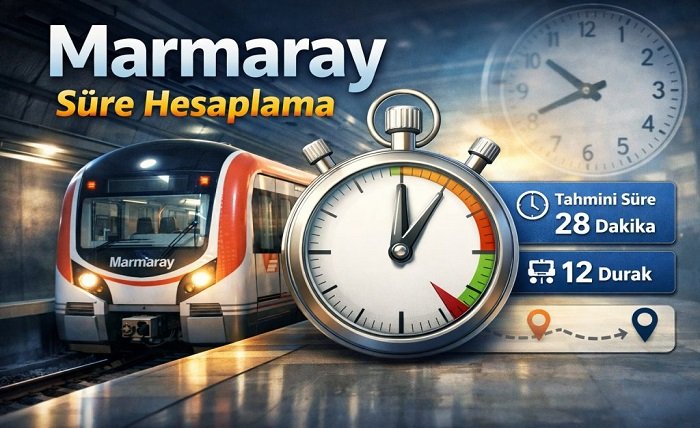 marmaray durak hesaplama