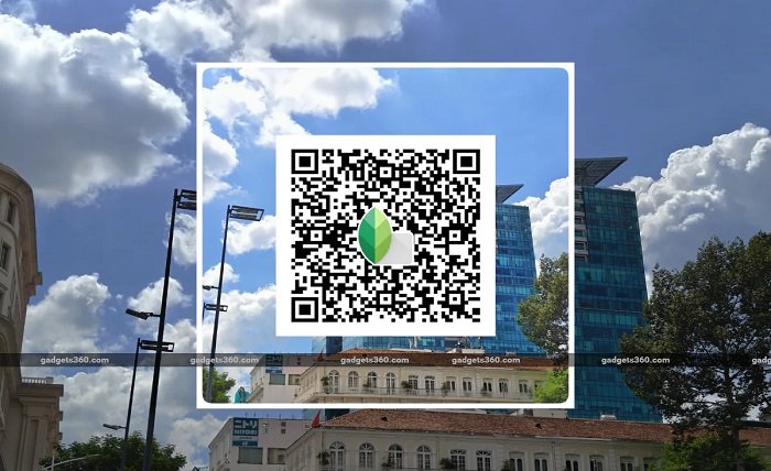 snapseed qr code photo editing