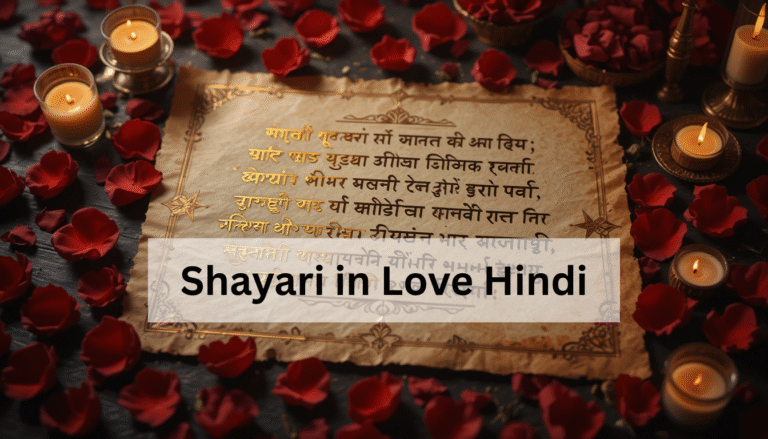 Shayari in Love Hindi - Romantic Poetry Collection