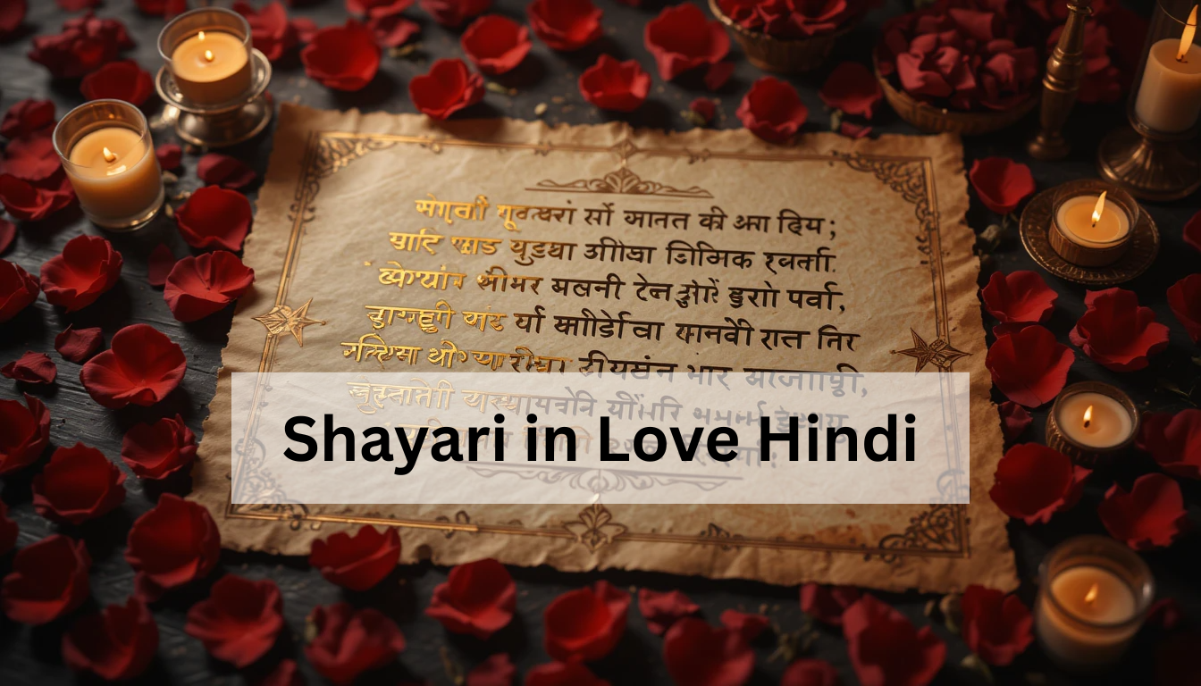Shayari in Love Hindi - Romantic Poetry Collection
