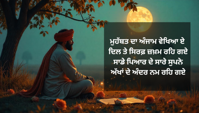 Punjabi Sad Poetry: 25 Heart-Wrenching Verses That Will Move You to Tears